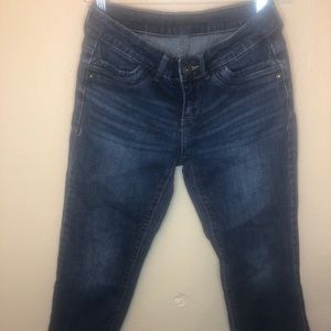Simply Vera Vera Wang High Rise Capri Blue Jeans Woman's Size 4
